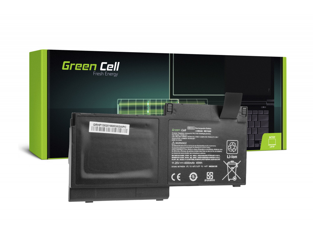 Green Cell SB03XL akku: HP EliteBook 720 G1 G2 820 G1 G2 / 11.25V 4000mAh (HP141)