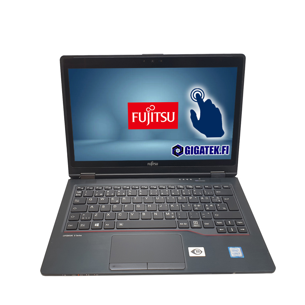 Fujitsu LifeBook U728 Touch/i5-8250U/8GB DDR4/256GB SSD/12.5″ FHD-IPS kosketusnäyttö/Win11Pro/A2/Takuu 24KK
