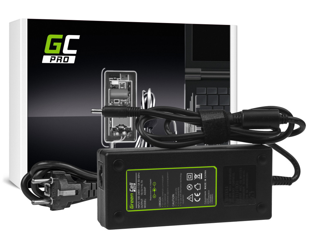 Green Cell PRO Laturi / AC Adapter 19.5V 6.7A 130W for Dell XPS 15 9530 9550 9560 Precision 15 5510 5520 M3800