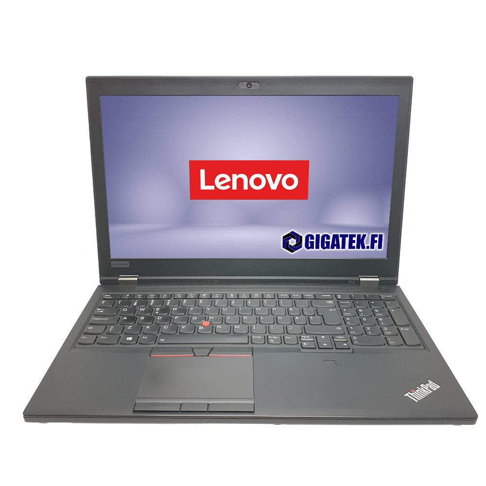 Lenovo ThinkPad P52/i7-8850H(6-ydin)/16 GB DDR4/256 SSD/P2000/15,6″ FHD-IPS/W11Pro/B/Takuu 24KK