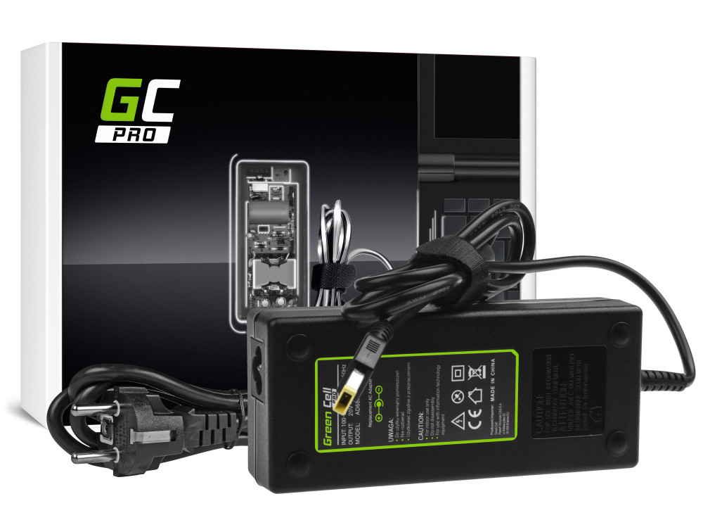 Green Cell PRO Laturi / AC Adapter 20V 6.75A 135W (AD68P) Lenovo Ideapad Gaming L340-15 L340-17 15ARH05 15IMH05 Legion Y520 Y530