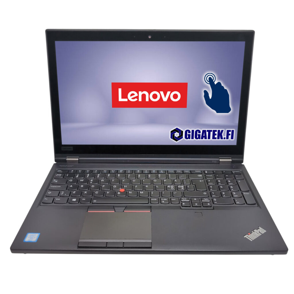 Lenovo ThinkPad P53/i7-9850H(6-ydin)/32 GB DDR4/1TB SSD/T2000 Max-Q/15,6″ 4K UHD-OLED kosketusnäyttö (1000nits HDR 10)/W11Pro/A1/Takuu 24KK